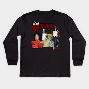 Rihanna “Bad Gyal” Graphic Kids Long Sleeve T-Shirt